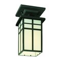 Elk Home Mission 5.5'' Wide 1-Light Outdoor Flush Mount - Black SL96657